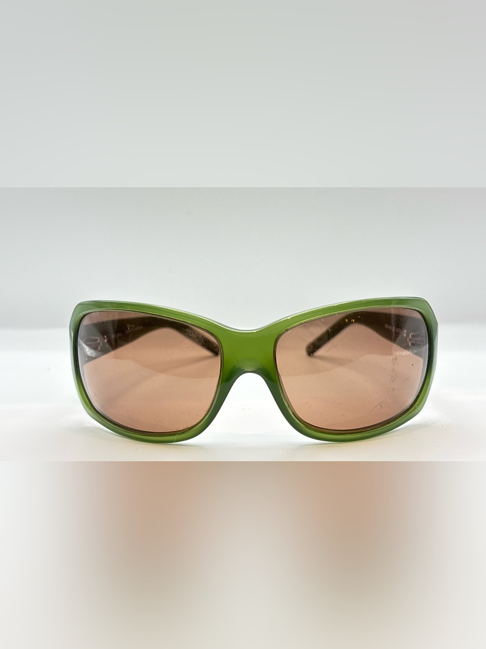 Pilgrim 825-400 Green Oval Sunglasses Frames Only - Picture 4 of 9